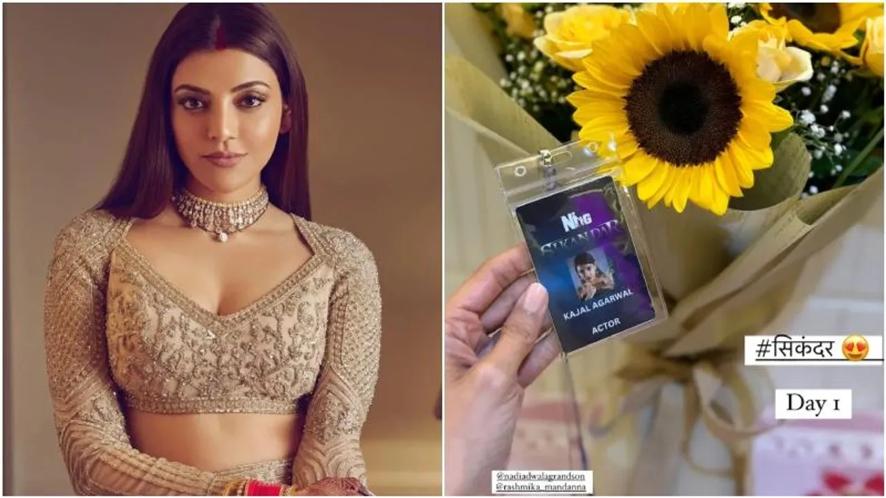 Kajal Aggarwal begins filming for 'Sikandar'; receives warm welcome on set