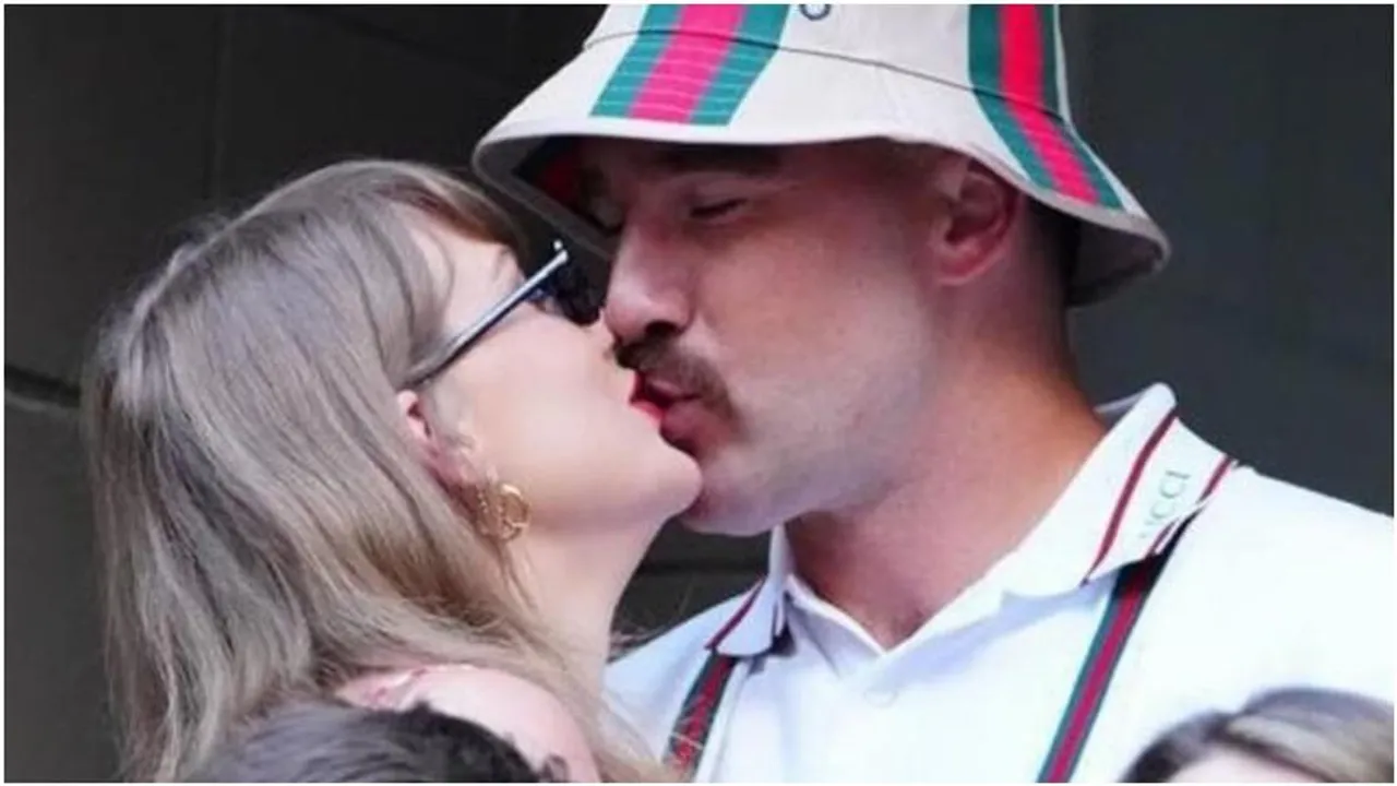 Taylor Swift and Travis Kelce turn heads with their intimate kiss at US Open