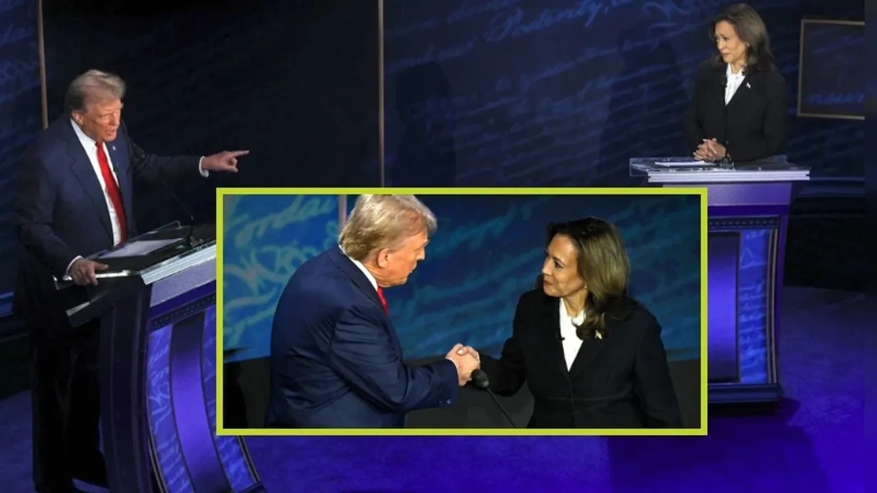 Kamala Harris and Donald Trump clash in heated first presidential debate