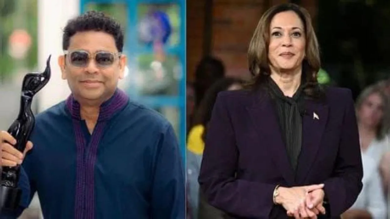 AR Rahman Supports Kamala Harris with exclusive musical performance