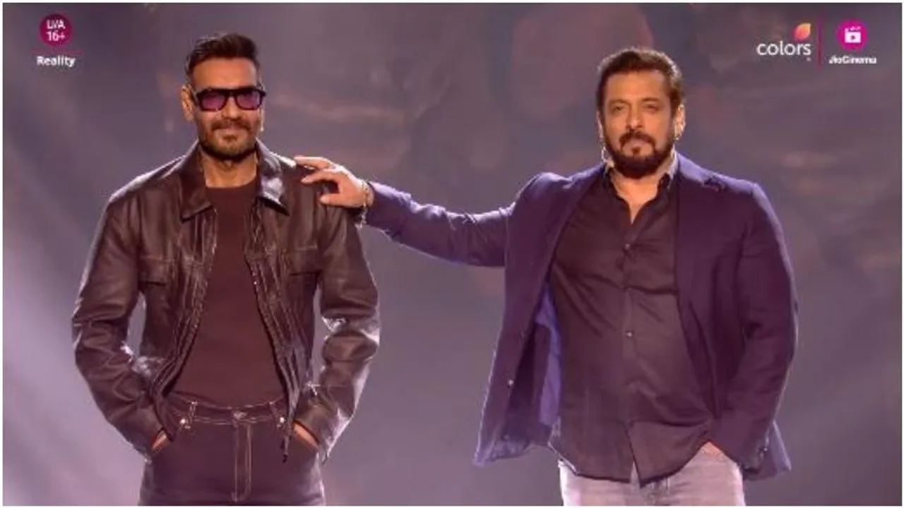 Ajay Devgn joins Salman Khan on Bigg Boss 18 Weekend Ka Vaar