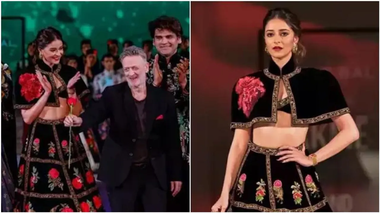 Ananya Panday shines as showstopper in Rohit Bal's grand return at Lakme Fashion Week