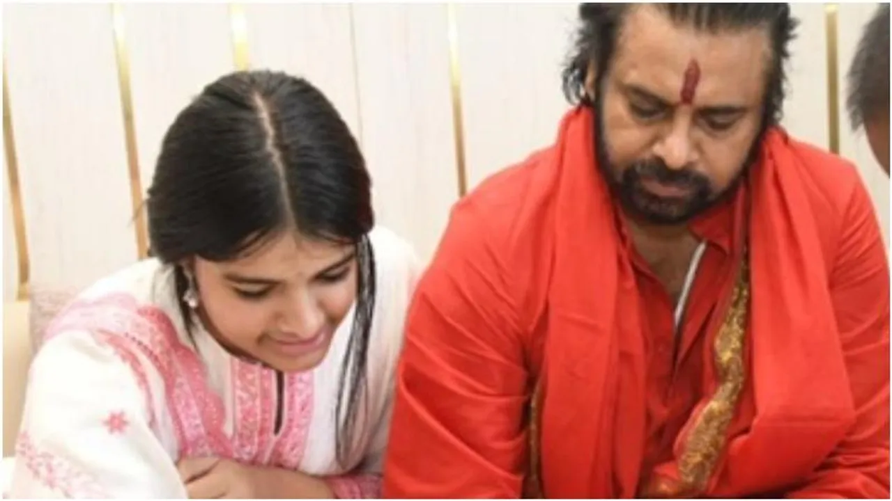 Tirupati laddu row: Pawan Kalyan’s daughter signs declaration before entering Tirumala