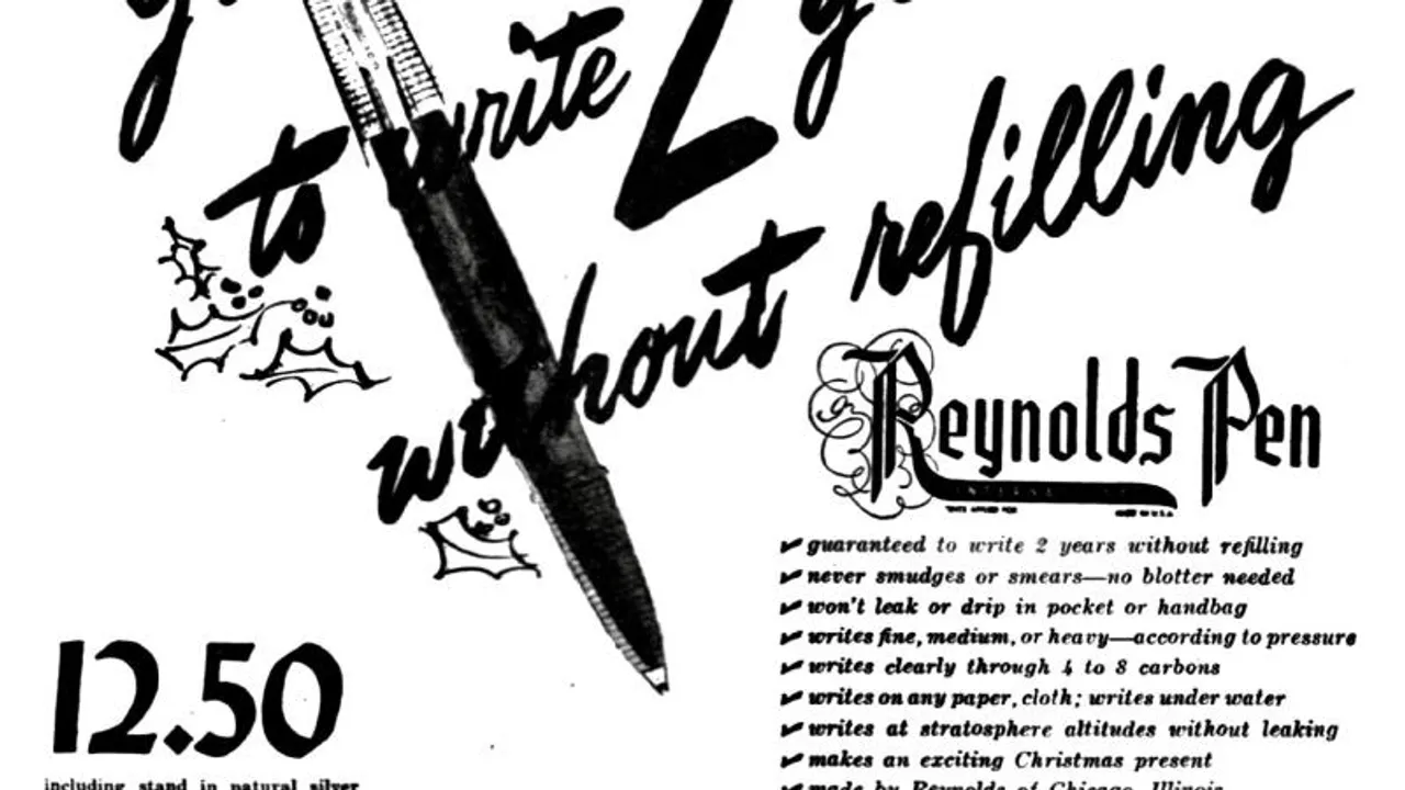 Know the history of the Reynolds ballpoint pen!