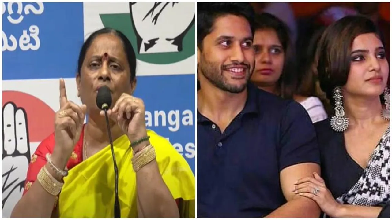 Telangana minister Konda Surekha apologises Samantha and Naga Chaitanya