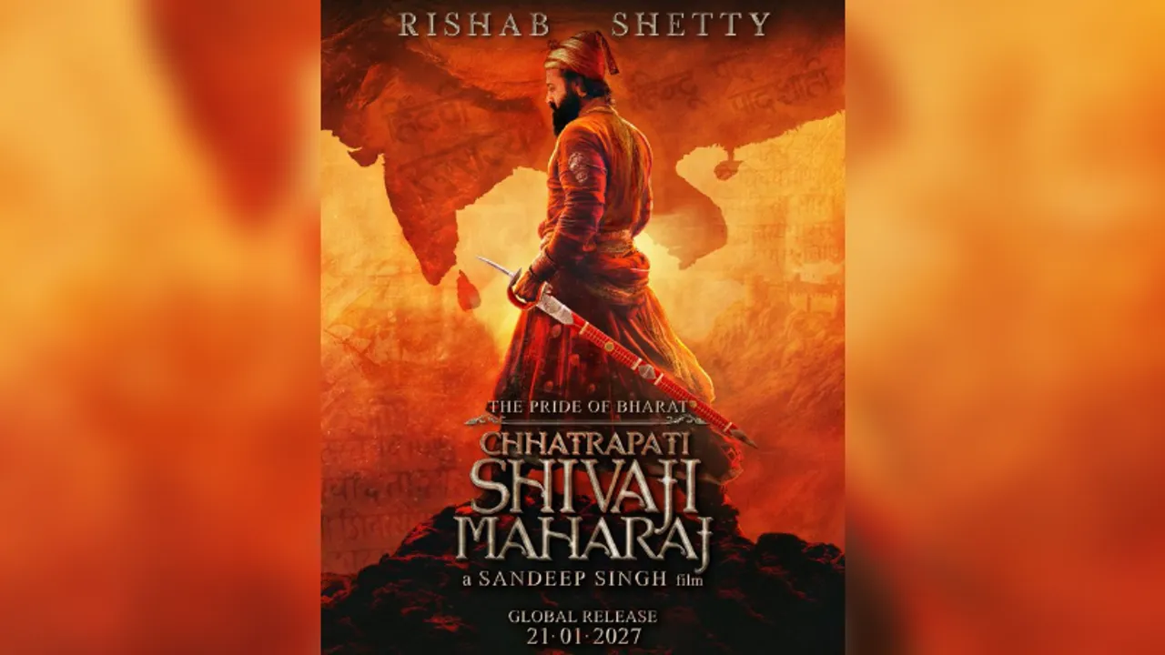 Rishab Shetty takes on iconic role in 'The Pride of Bharat: Chhatrapati Shivaji Maharaj'