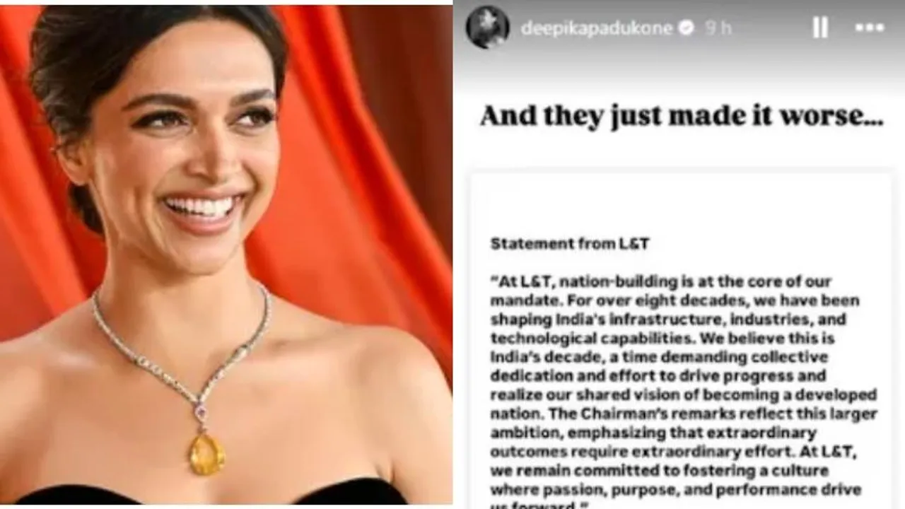 'Made it worse': Deepika Padukone criticizes L&T chairman’s 90-hour workweek remarks