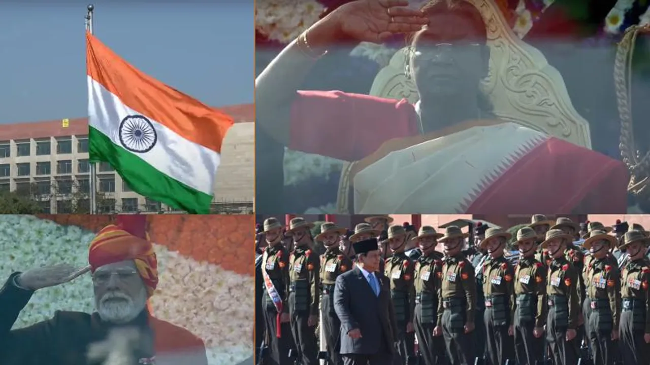 76th Republic Day celebrated with grandeur in Delhi, President Draupadi Murmu hoists the national flag