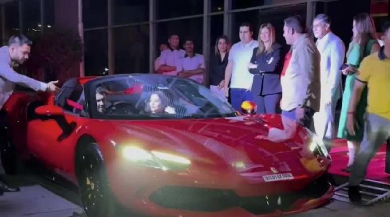 Madhuri Dixit's new Ferrari 296 GTS supercar costs Rs 6 crore, know its specifications!