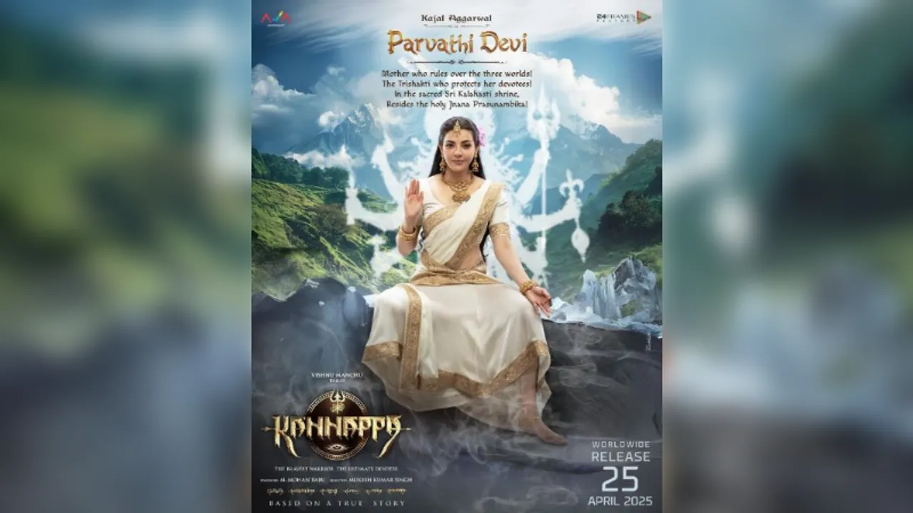 Kajal Aggarwal unveils first look as Parvati Devi in ‘Kannappa’