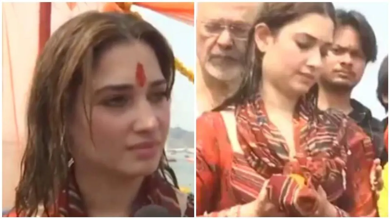 Tamannaah basks in spiritual fervour at Mahakumbh Mela