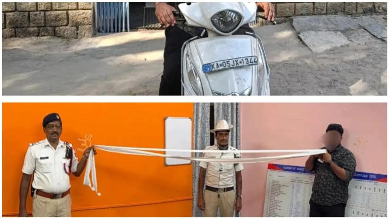 Bengaluru rider pays ₹1.6 lakh in traffic fines, gets scooter back with 20-meter long receipt