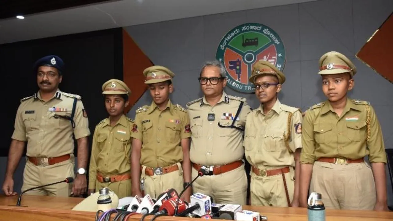 Bengaluru Police grants dream of young cancer patients to become officers for a day
