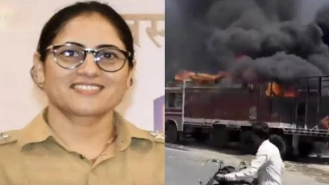 Heroic sub-inspector saves lives as truck catches fire on Pali-Jodhpur Bypass