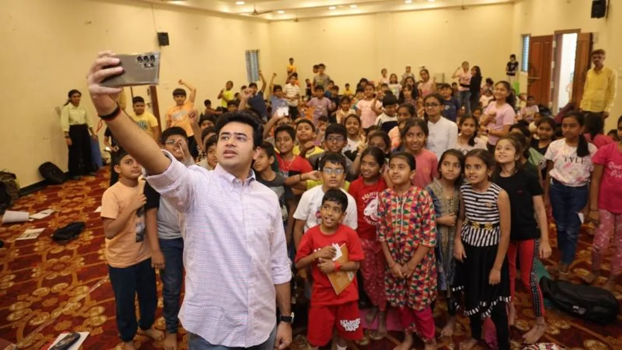Tejasvi Surya launches summer camp for children in Bengaluru South 