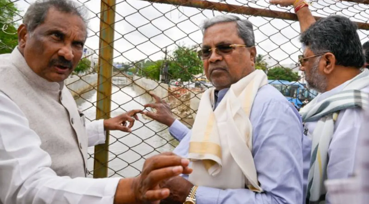 Heavy rain triggers flooding in Bengaluru’s Sai Layout; locals confront CM & ministers during visit