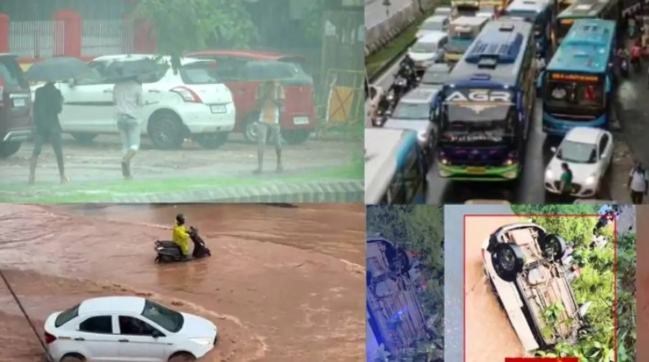 Karnataka braces for early monsoon entry with warnings for heavy rainfall & landslides