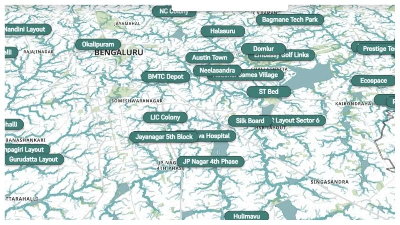 Bengaluru Flooding: Mapping the impact of urban encroachment on water bodies