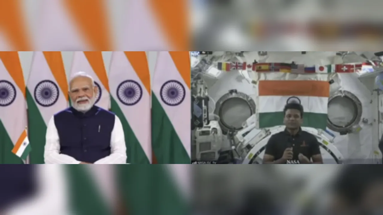 PM Modi speaks to Group Captain Shubhanshu Shukla on historic space mission