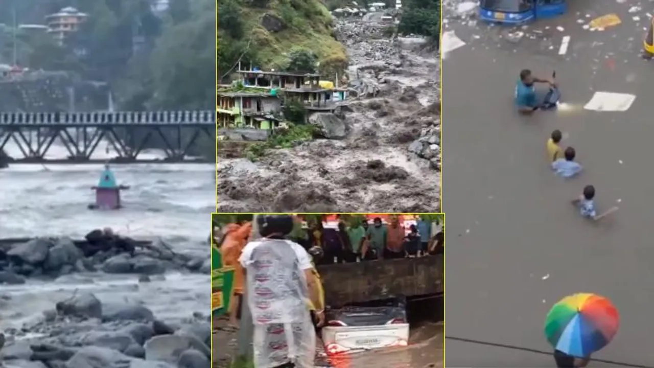 Cloudbursts trigger devastating floods in Himachal, Uttarakhand; at least 6 dead, dozens missing