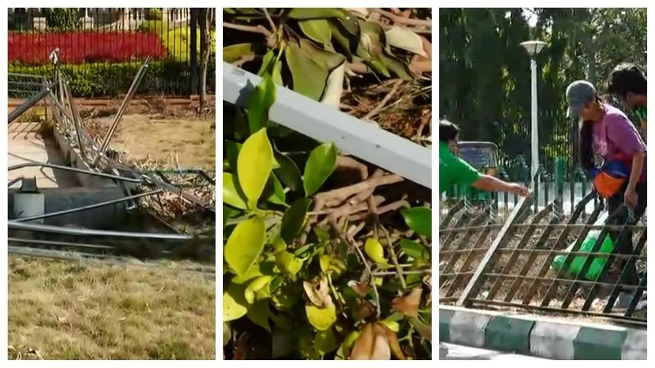 RCB victory celebrations turn into vandalism and damage at Vidhana Soudha & Cubbon Park