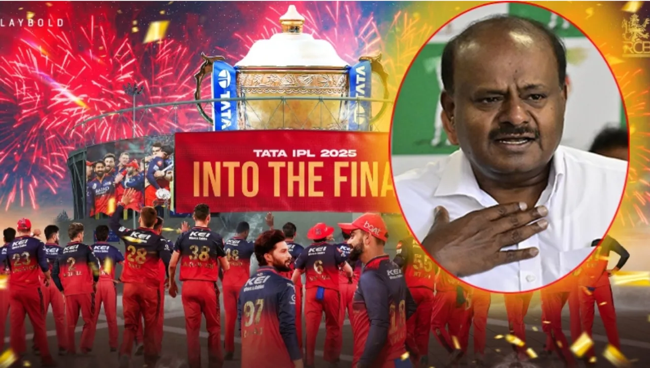 Union Minister HD Kumaraswamy extends best wishes to RCB ahead of IPL 2025 Final