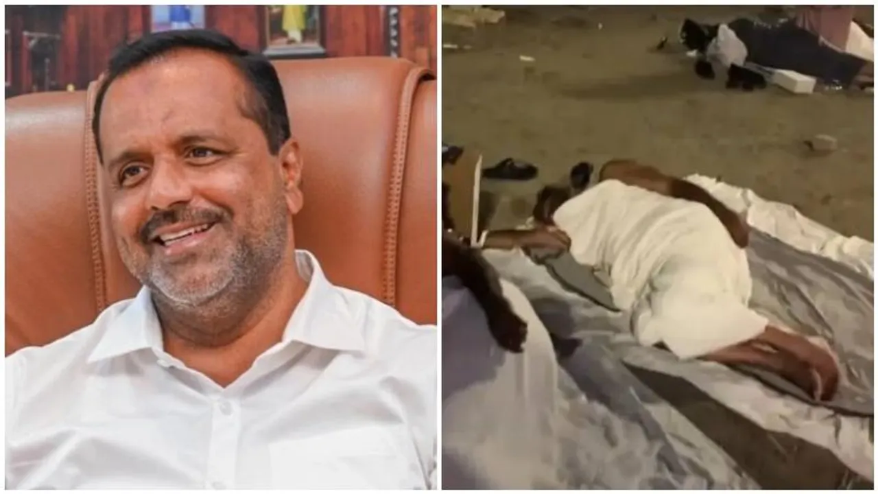 Speaker UT Khader sleeps on road during Hajj Pilgrimage, offers special prayers