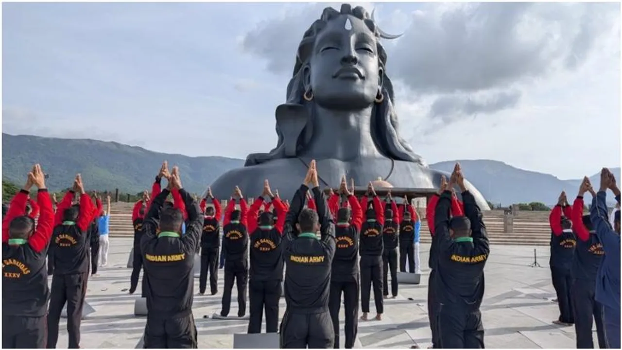 Isha Foundation conducts free yoga sessions for over 10k defence personnel across the country