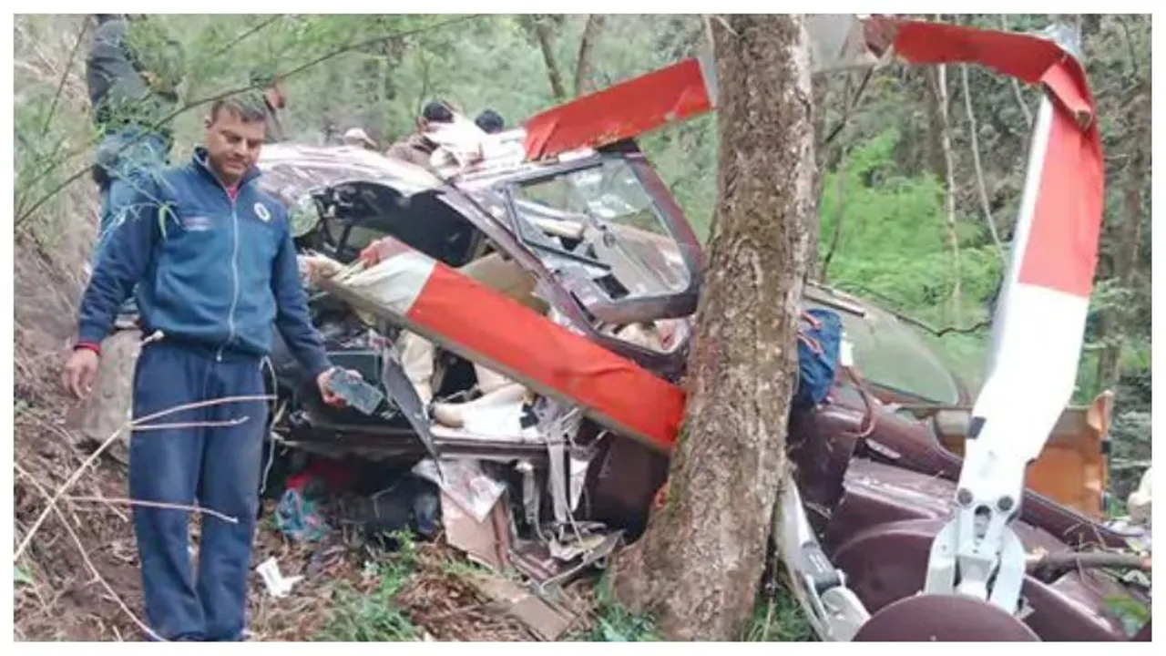 Uttarakhand: Tragedy strikes near Kedarnath; helicopter crashes with 7 onboard