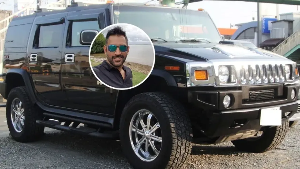 Mahendra Singh Dhoni modifies his ₹1.5 cr Hummer with military look, showcasing  patriotism