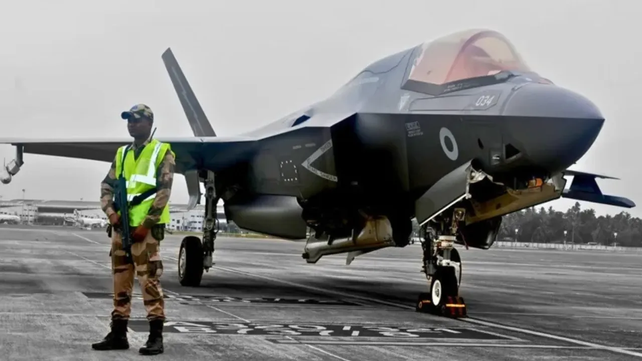 British F-35B fighter jet to depart Kerala after emergency repairs