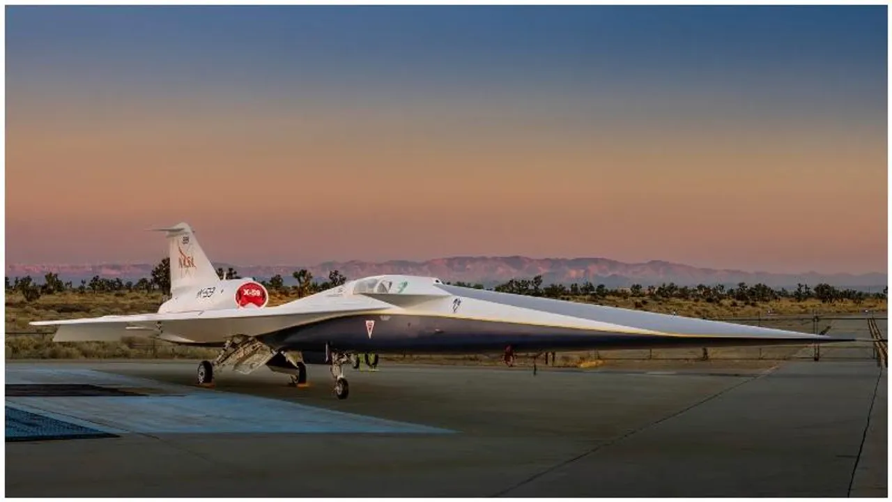 NASA's X-59 supersonic jet nears first flight, engineered to fly faster than the speed of sound