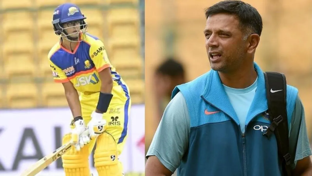 Rahul Dravid’s son goes unsold in Maharaja T20 trophy auction