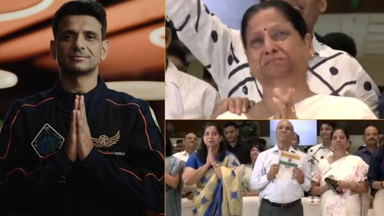 Emotional scenes as India celebrates historic space mission, Shubanshu Shukla’s mother turns teary eyed