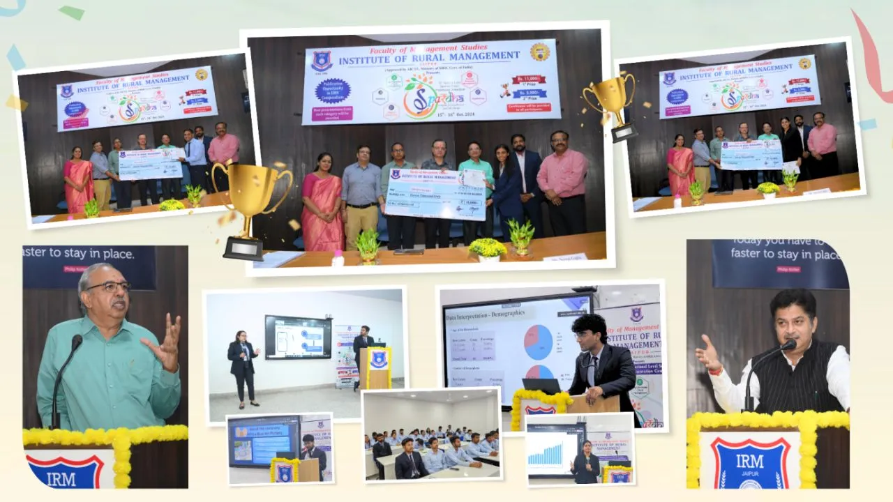 SPARDHA 2024 Showcasing Excellence in Summer Projects at FMS IRM Jaipur