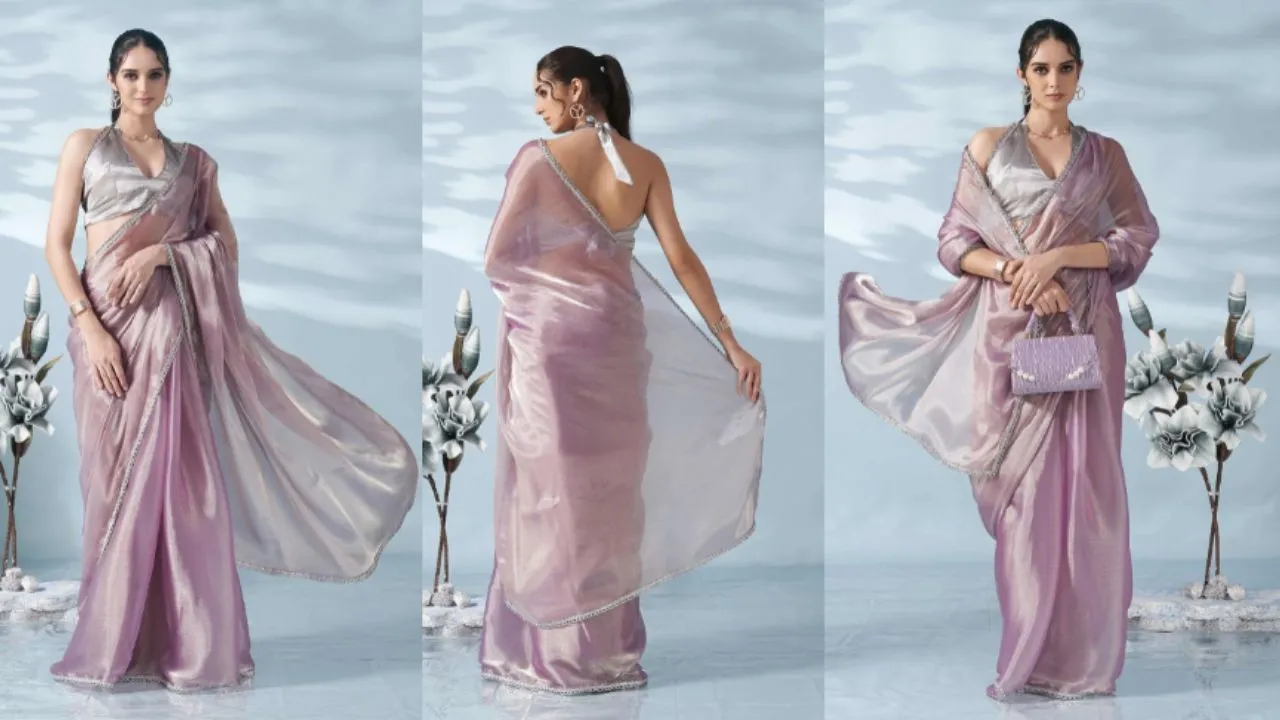 Satin Fabric Saree