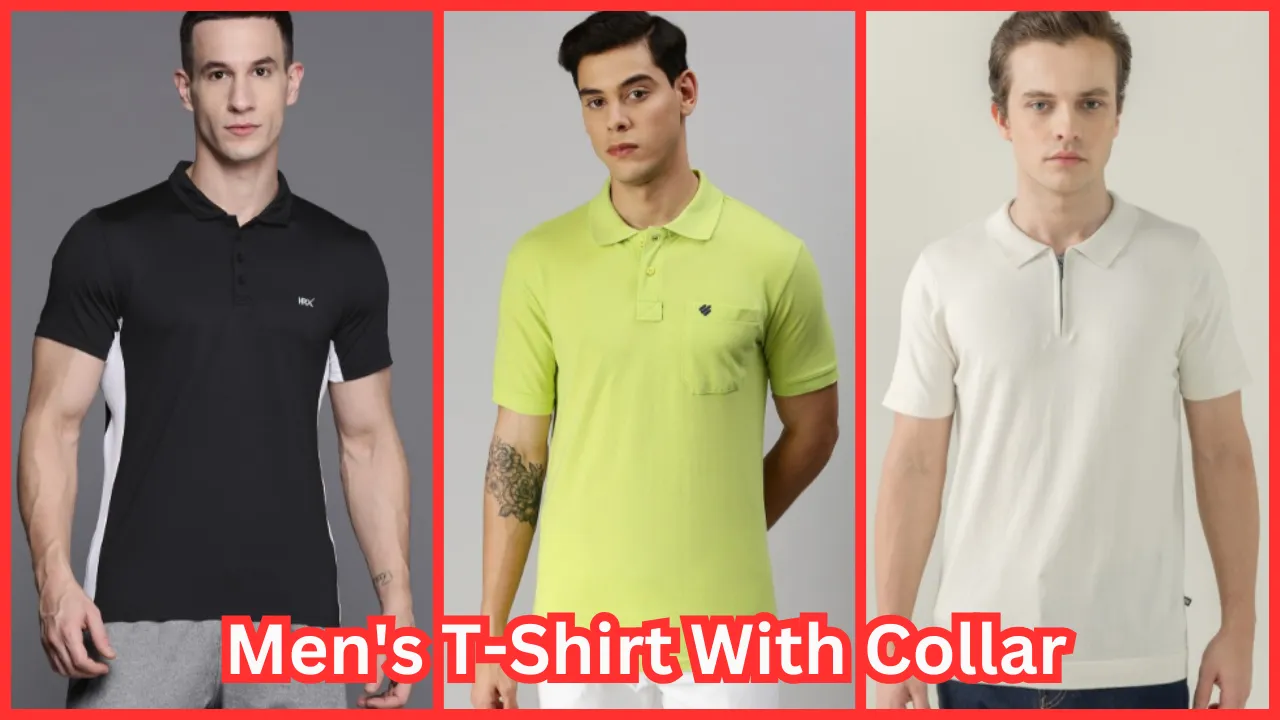 Men's T-Shirt With Collar