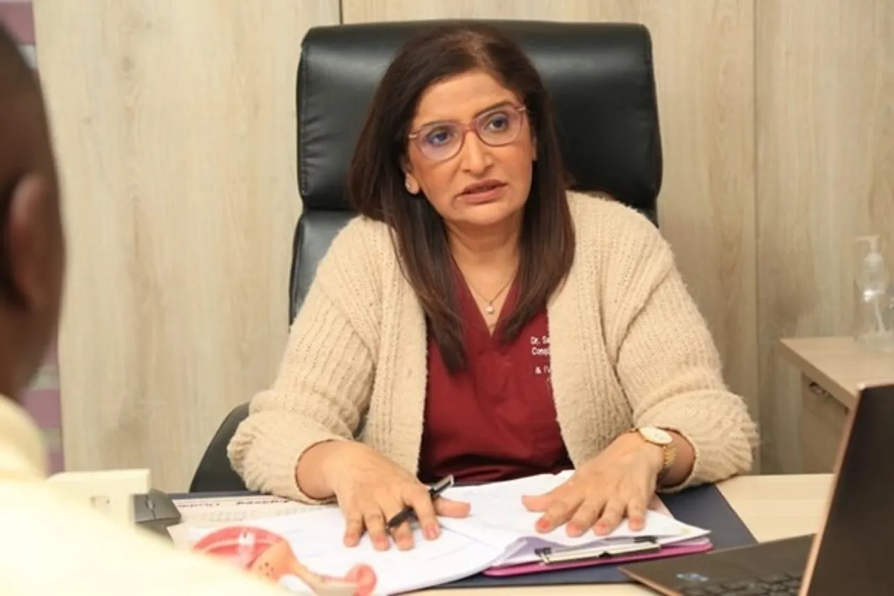 Dr. Sarita Sukhija discussing IUI myths in a clinical setting