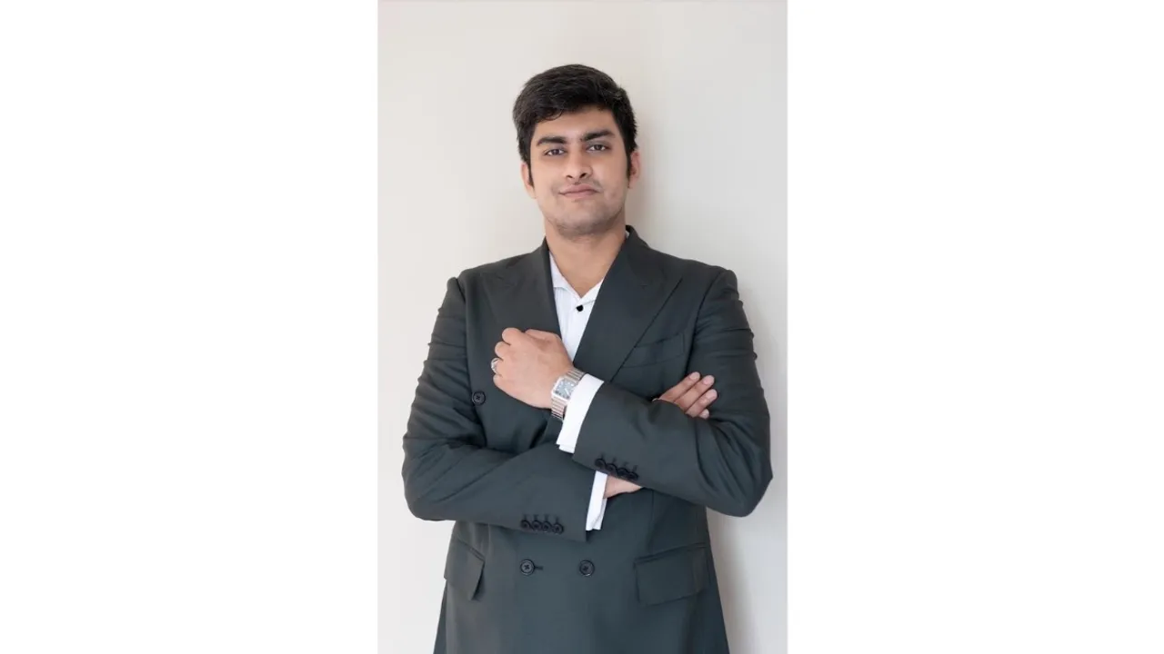 Dynamic RGB dimmable lighting illuminating modern hotel façade at night