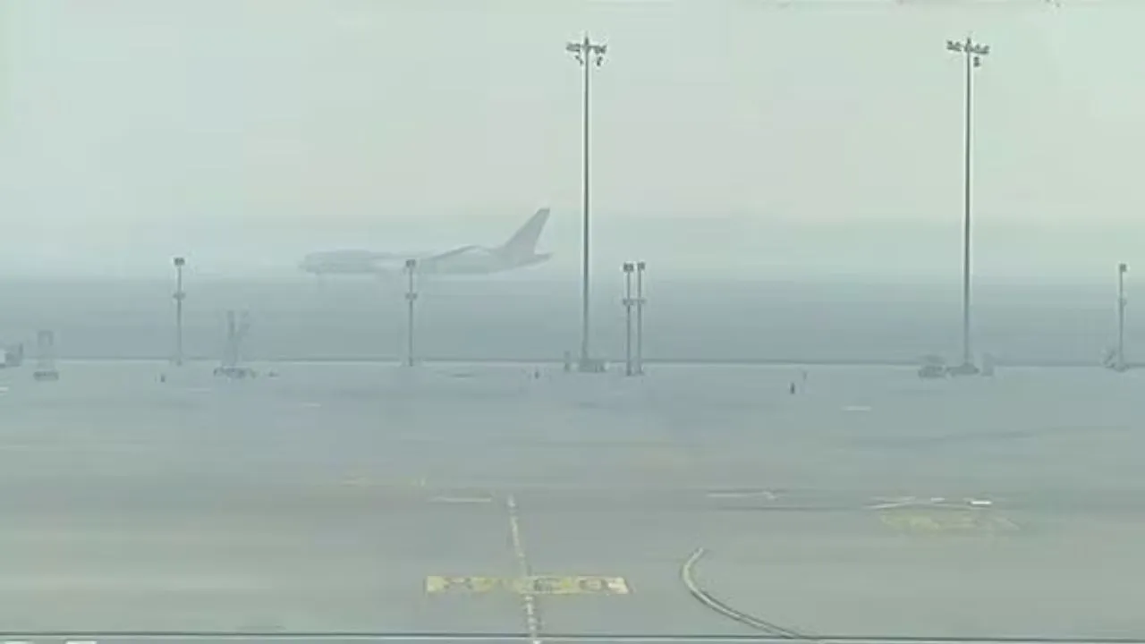 Flights cancelled, trains delayed as thick fog and toxic smog engulf Delhi