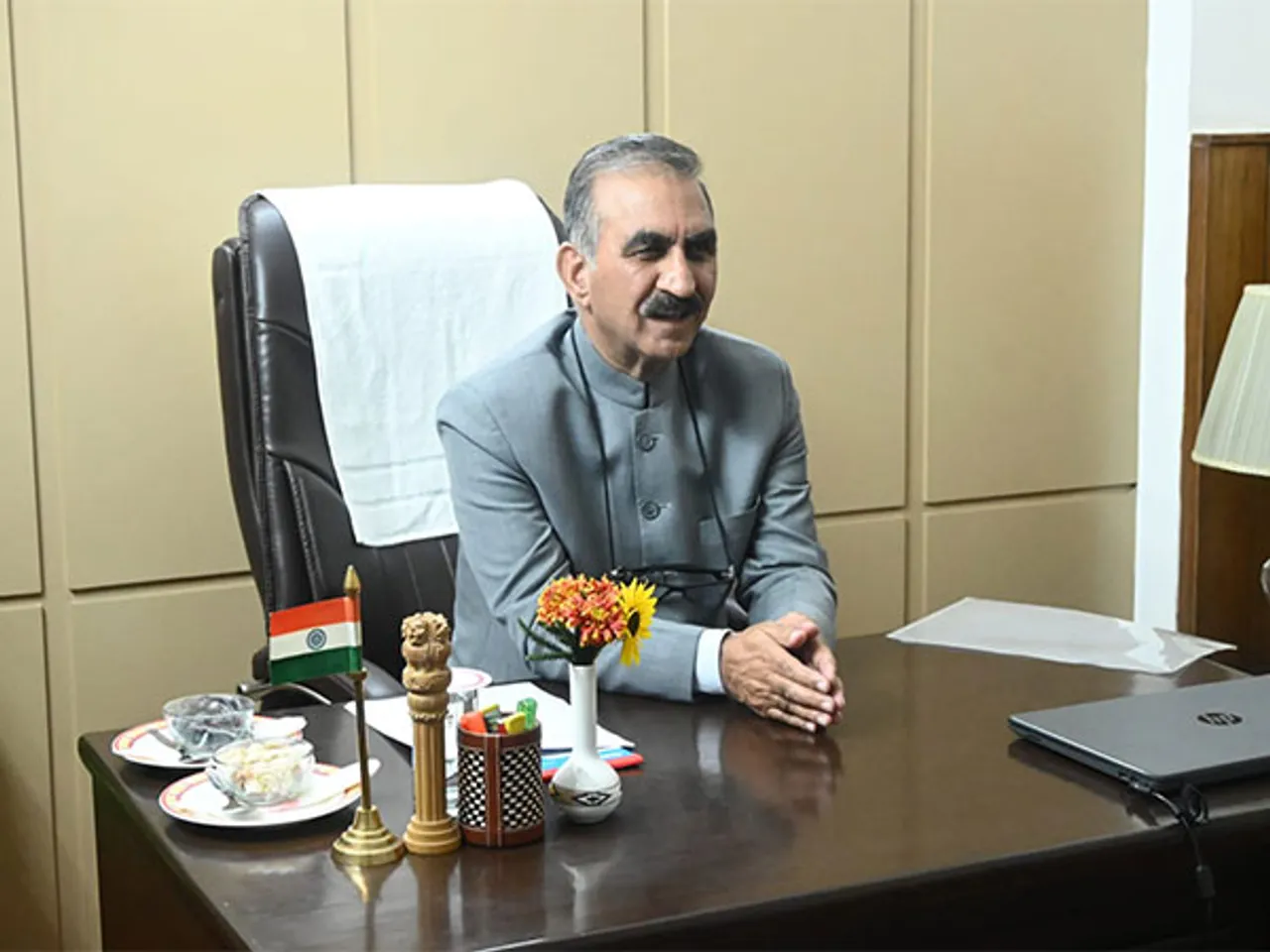 Himachal Pradesh Chief Minister Sukhvinder Singh Sukhu. (Photo/ANI)