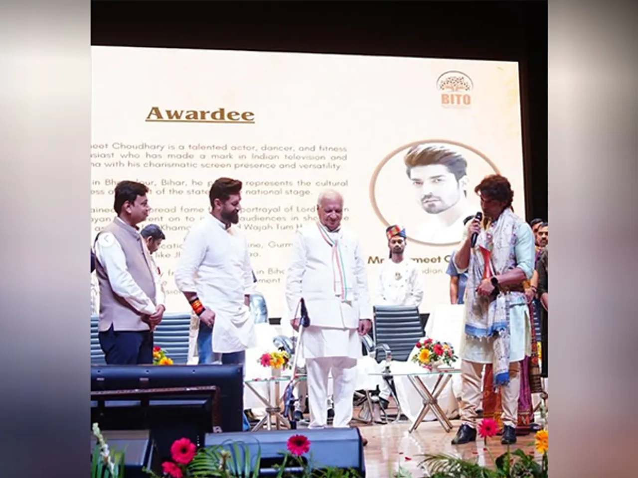 Gurmeet Choudhary was recently honoured with the Bihar Gaurav Award  (Photo/instagram/@guruchoudhary)