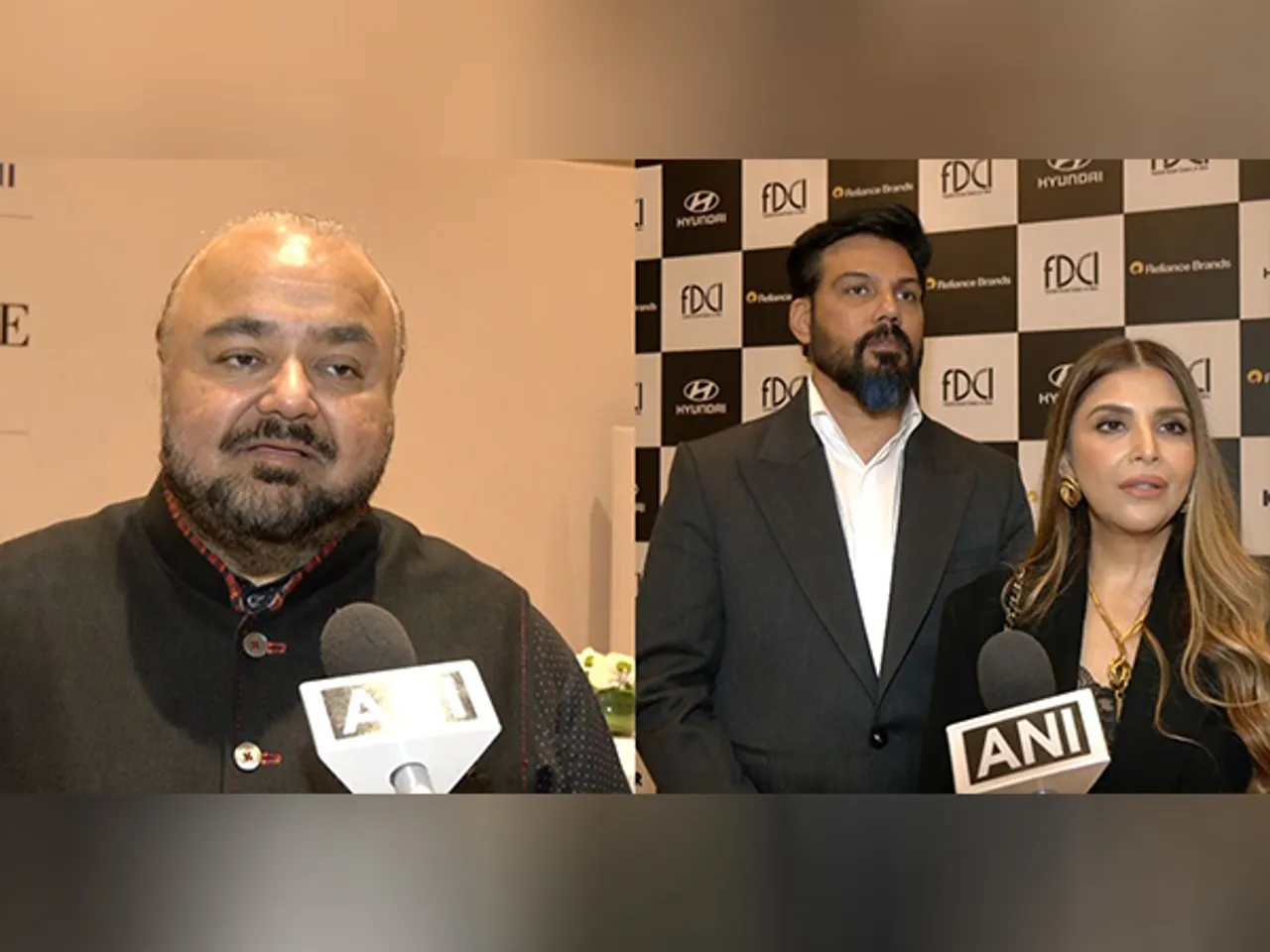 JJ Valaya,  Falguni Shane Peacock (Image source/ANI)