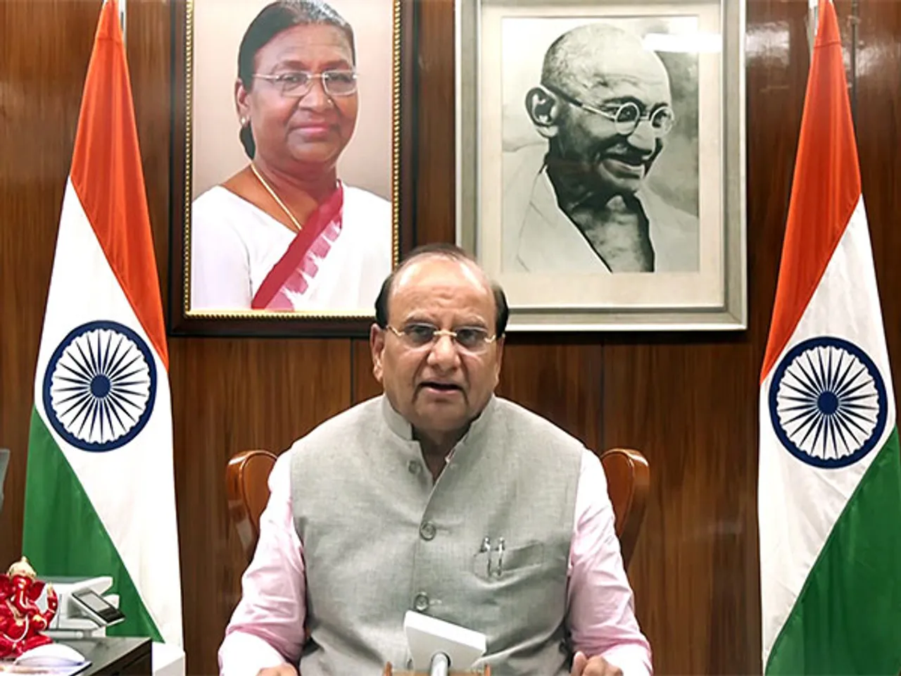 Delhi LG VK Saxena (File Photo/ANI)