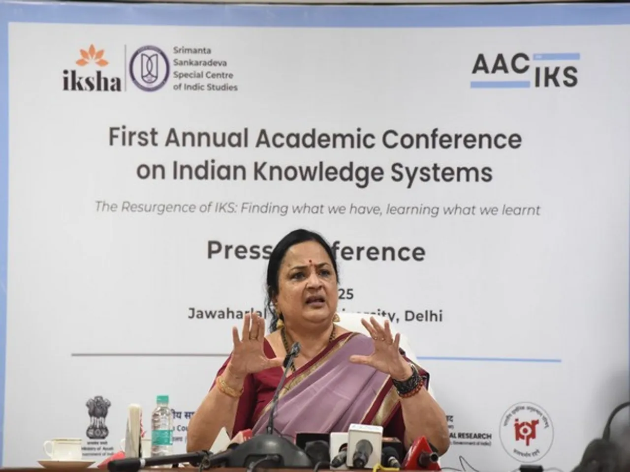 Jawaharlal Nehru University Vice Chancellor  Santishree Dhulipudi Pandit (Photo/ANI)