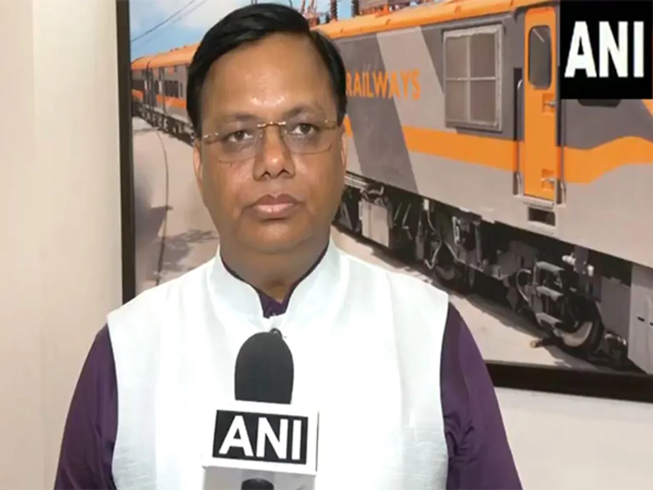 Dilip Kumar, Executive Director of Information and Publicity at Railway Board (Photo/ANI)