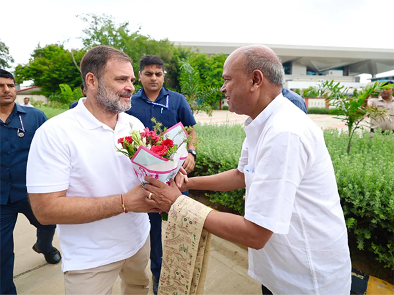 Rahul Gandhi reaches Patna to join Bharat Bandh protest (Photo/X@INCIndia)