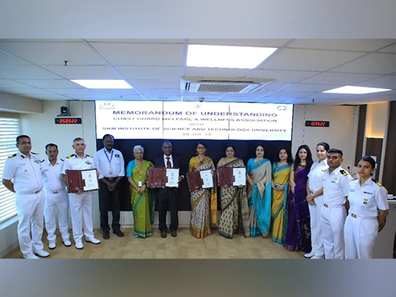 SRMIST Signs MoU with Indian Coast Guard and CGWWA to Support Educational Welfare of Coast Guard Families