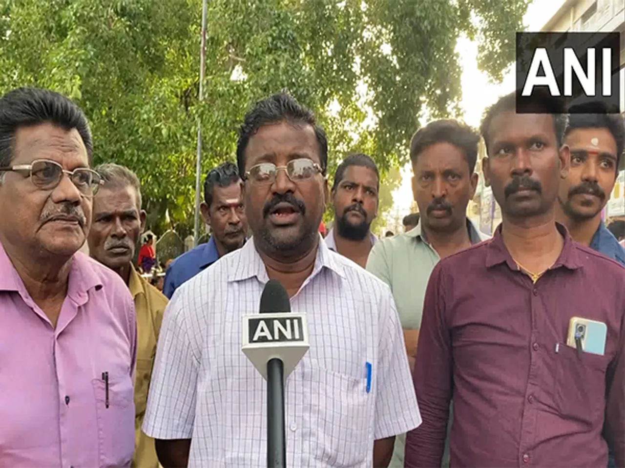 Sanitation workers across all four zones of Thoothukudi Corporation held a one-day strike demanding justice over long-pending issues (Photo/ANI)