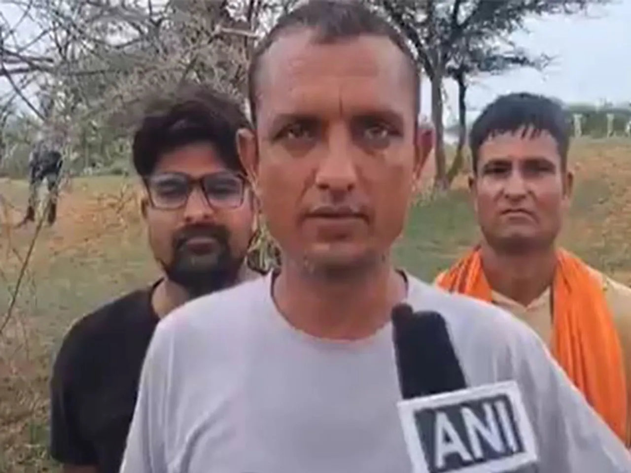 Rajdeep, eyewitness of the IAF Jaguar Trainer aircraft crash (Photo/ANI)